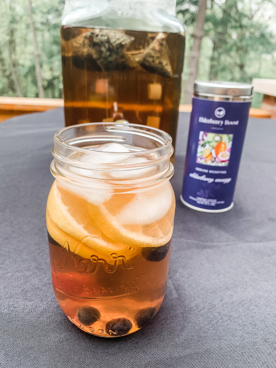 How To Make Sun Tea Elderberry Iced Tea Recipe