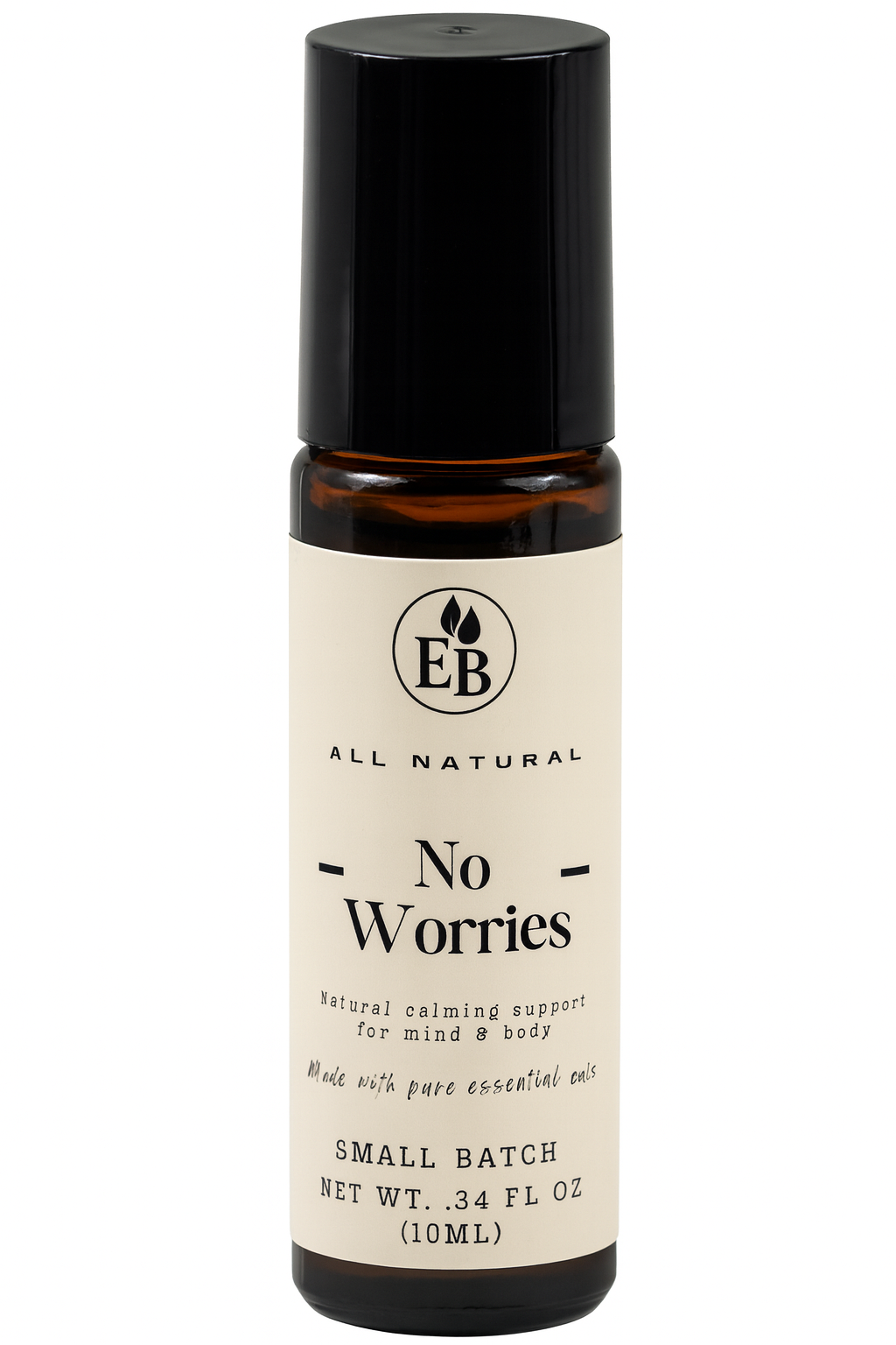 No Worries - Calming Essential Oil Roll-On - Elderberry Boost, LLC