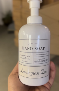 Lemongrass Hand Soap - Free Gift w/ $75 - Elderberry Boost, LLC