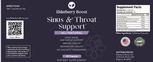 Load image into Gallery viewer, Sinus &amp; Throat Support - Elderberry Boost, LLC