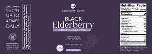 Organic Honey&bull;Free Elderberry Boost (12oz) - Elderberry Boost, LLC