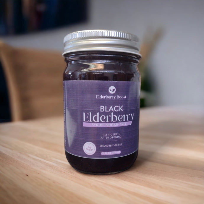 Organic Honey•Free Elderberry Boost (12oz) - Elderberry Boost, LLC
