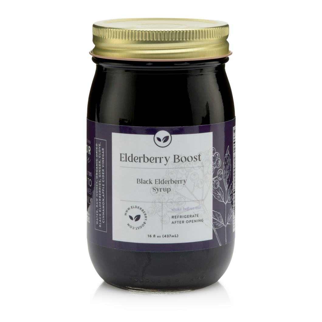 Organic Elderberry Boost (16 oz) - Elderberry Boost, LLC