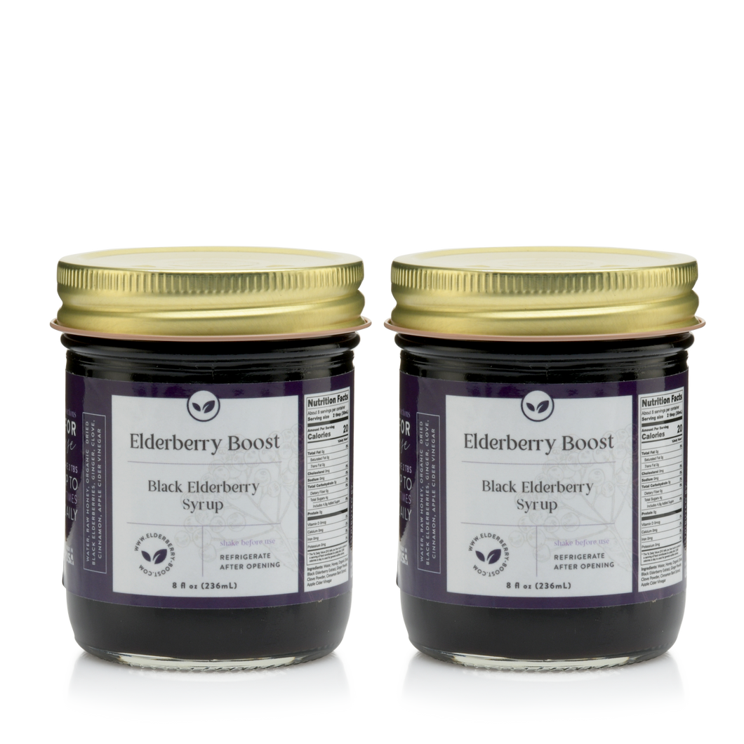 Organic Elderberry Boost (8 oz) - 2 for $23.99 - Elderberry Boost, LLC