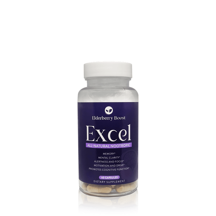 NEW! Excel - All-Natural Nootropic - Elderberry Boost, LLC