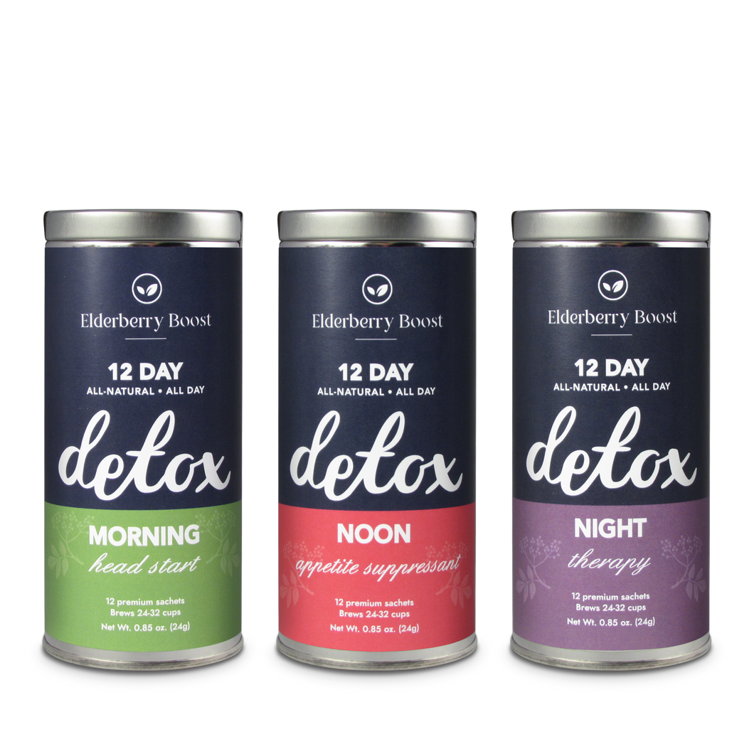 NEW! 12 Day Detox Tea Cleanse - Elderberry Boost, LLC